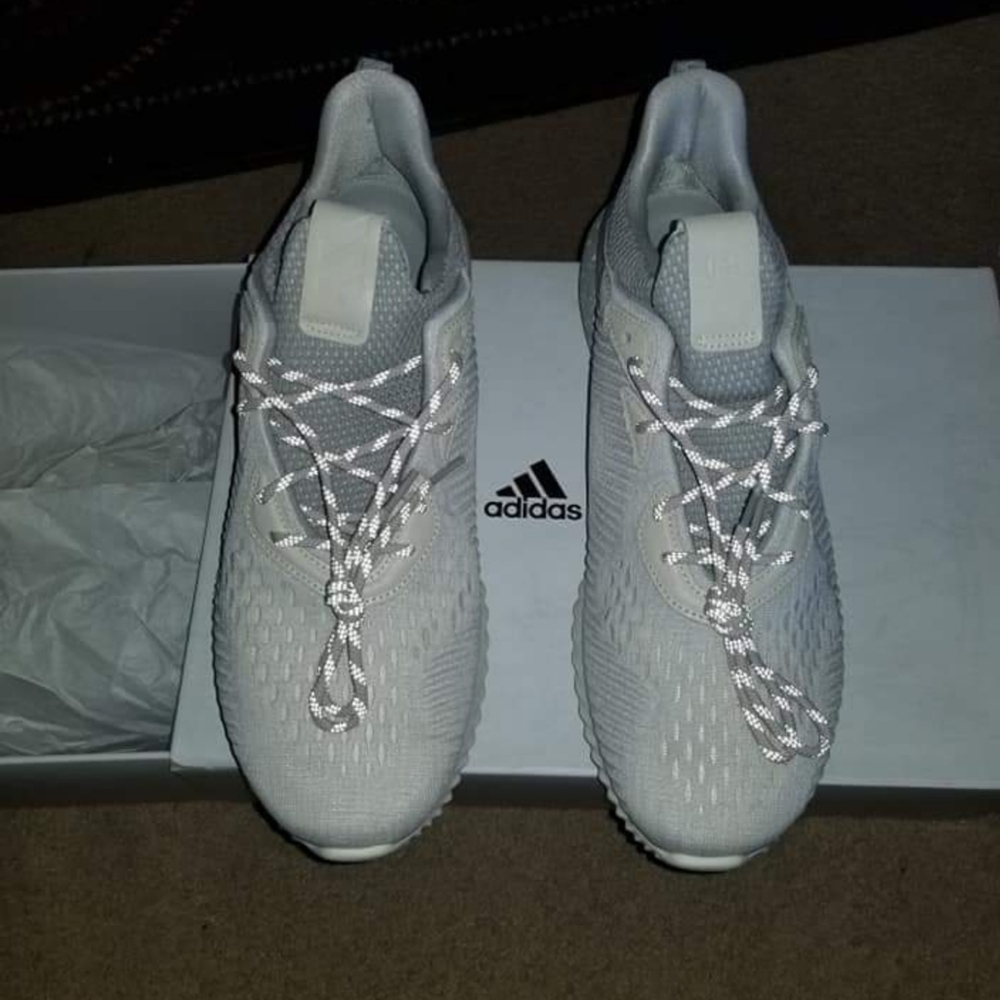 Mens Alphabounce Adidas Size 10.5 US White New